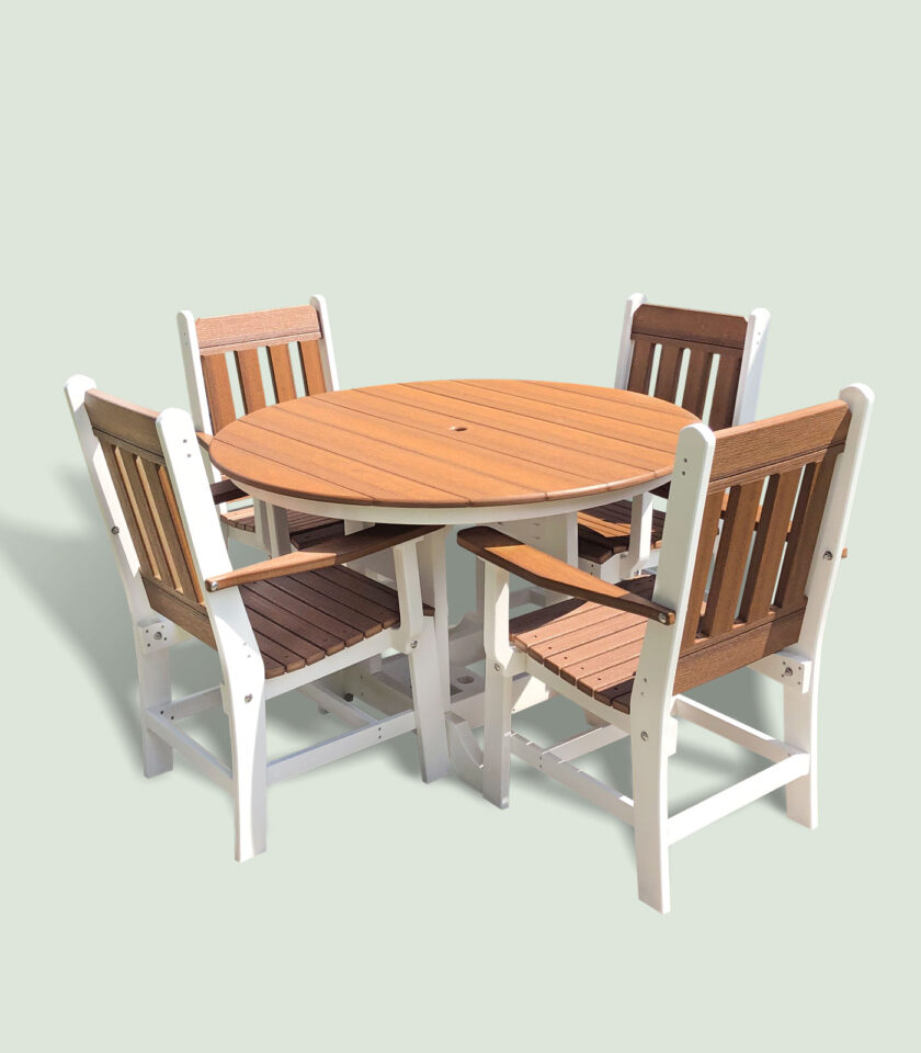 48" Round Dining Set for 4