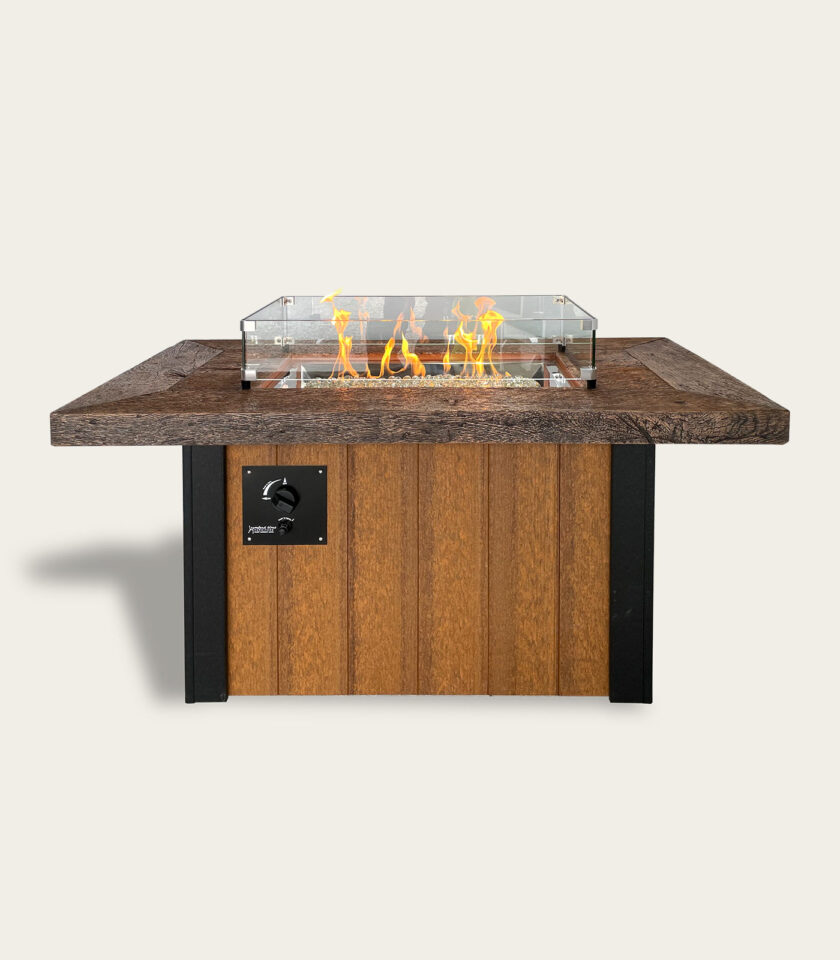 Fire Pit Table With Mitre Edge - Mosaic Living Outdoor Furniture
